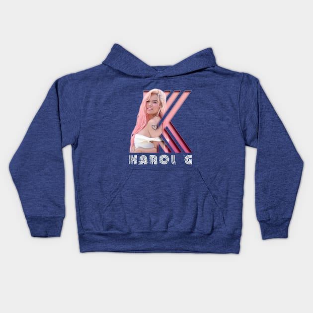 Karol G Kids Hoodie by HarlinDesign